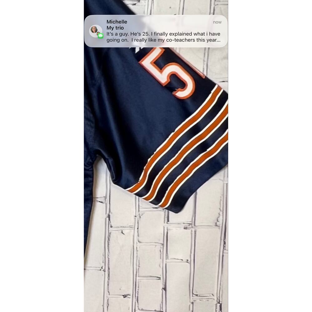 Reebok Chicago Bear Dick Butkus #51 Jersey Men XL NFL Gridiron Classic Throwback - Picture 8 of 8